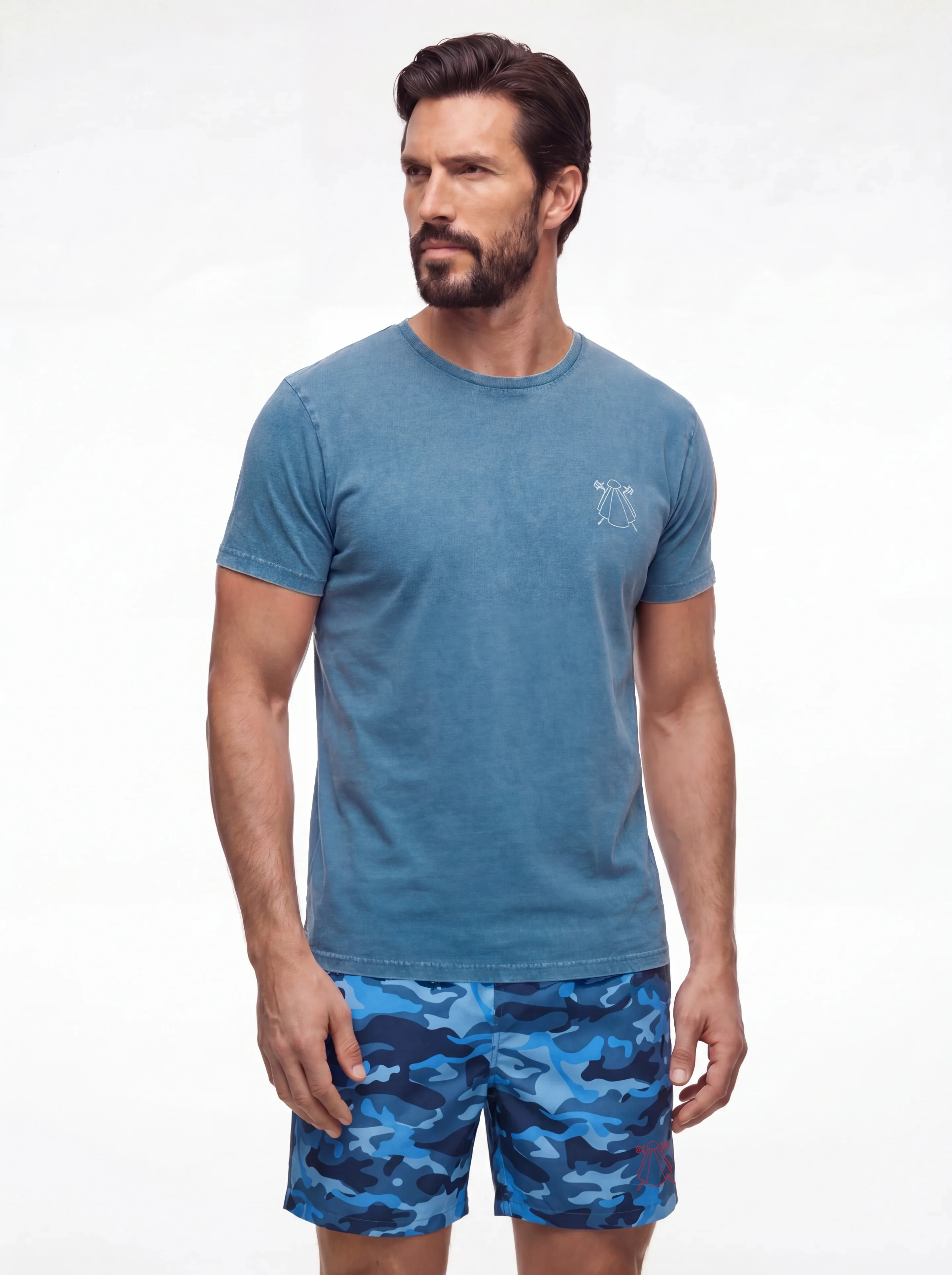 Bañador Azul Camuflaje Hombre - Image 7