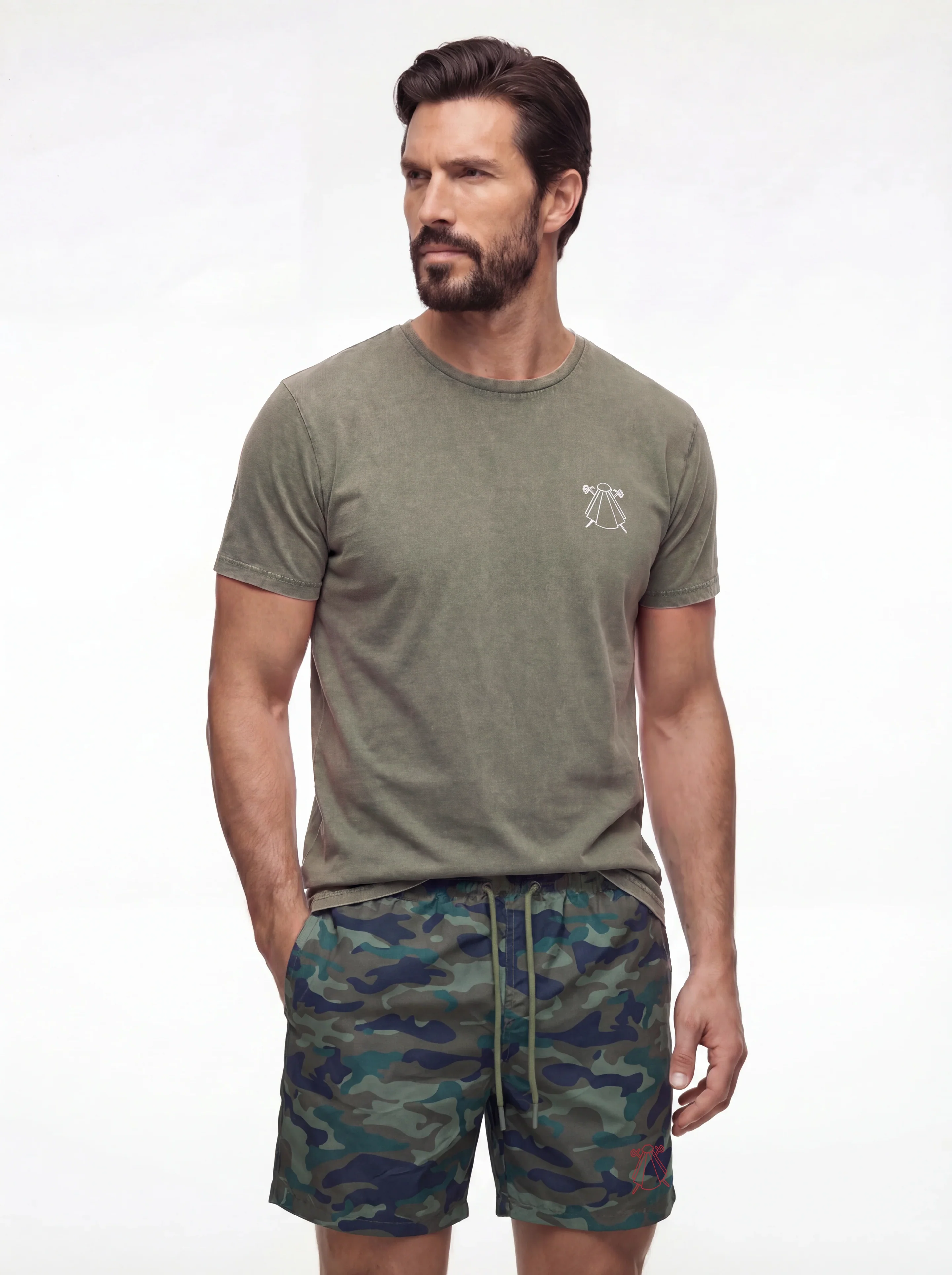 Bañador Verde Kaki Camuflaje Hombre - Image 6