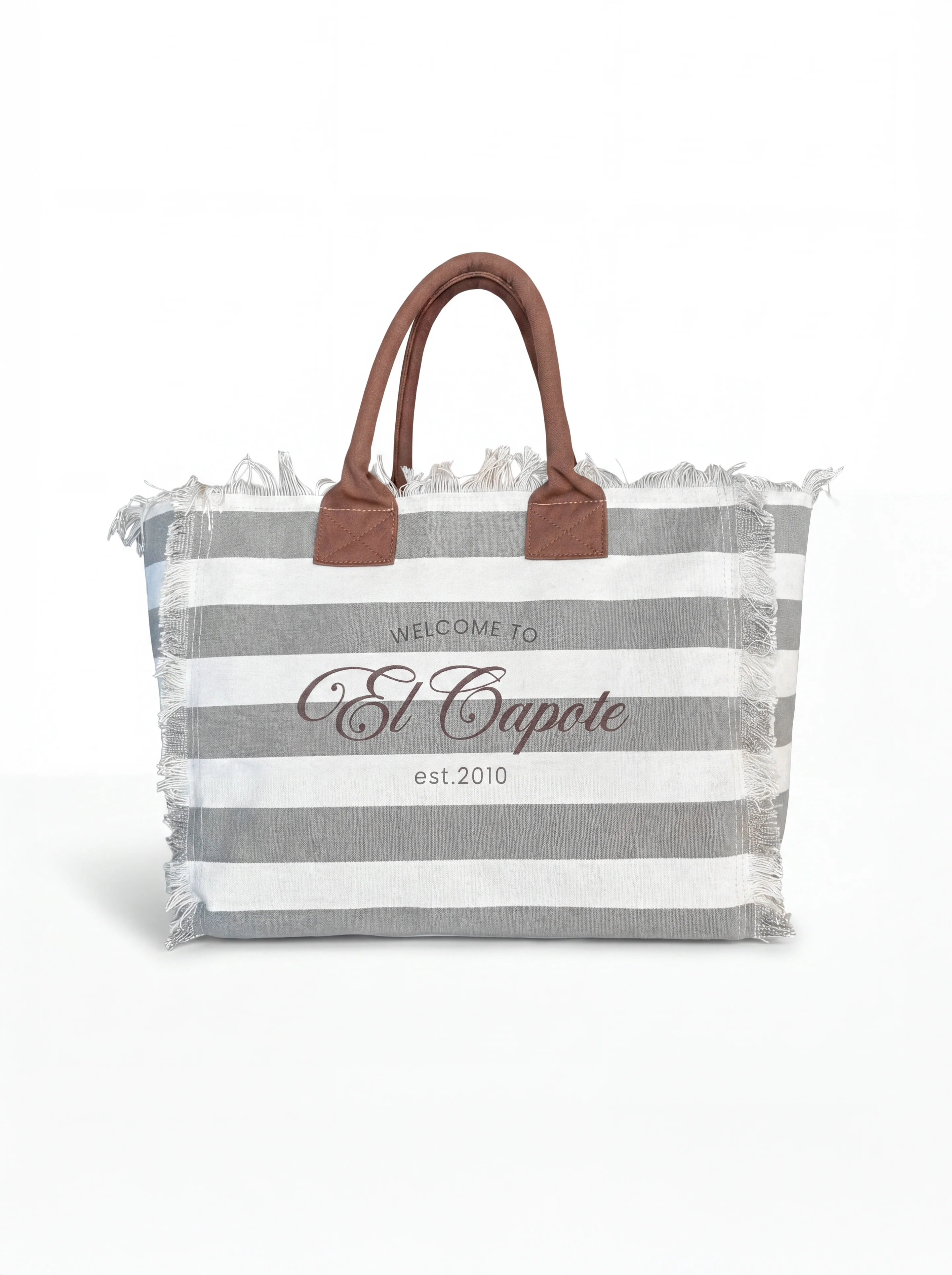 Bolso Tote Lona Rayas - Image 4