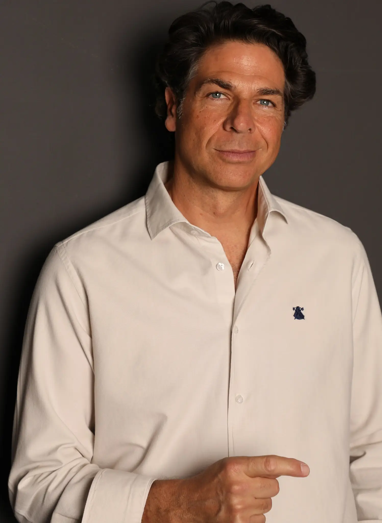 Camisa Camel Nido de Abeja Hombre