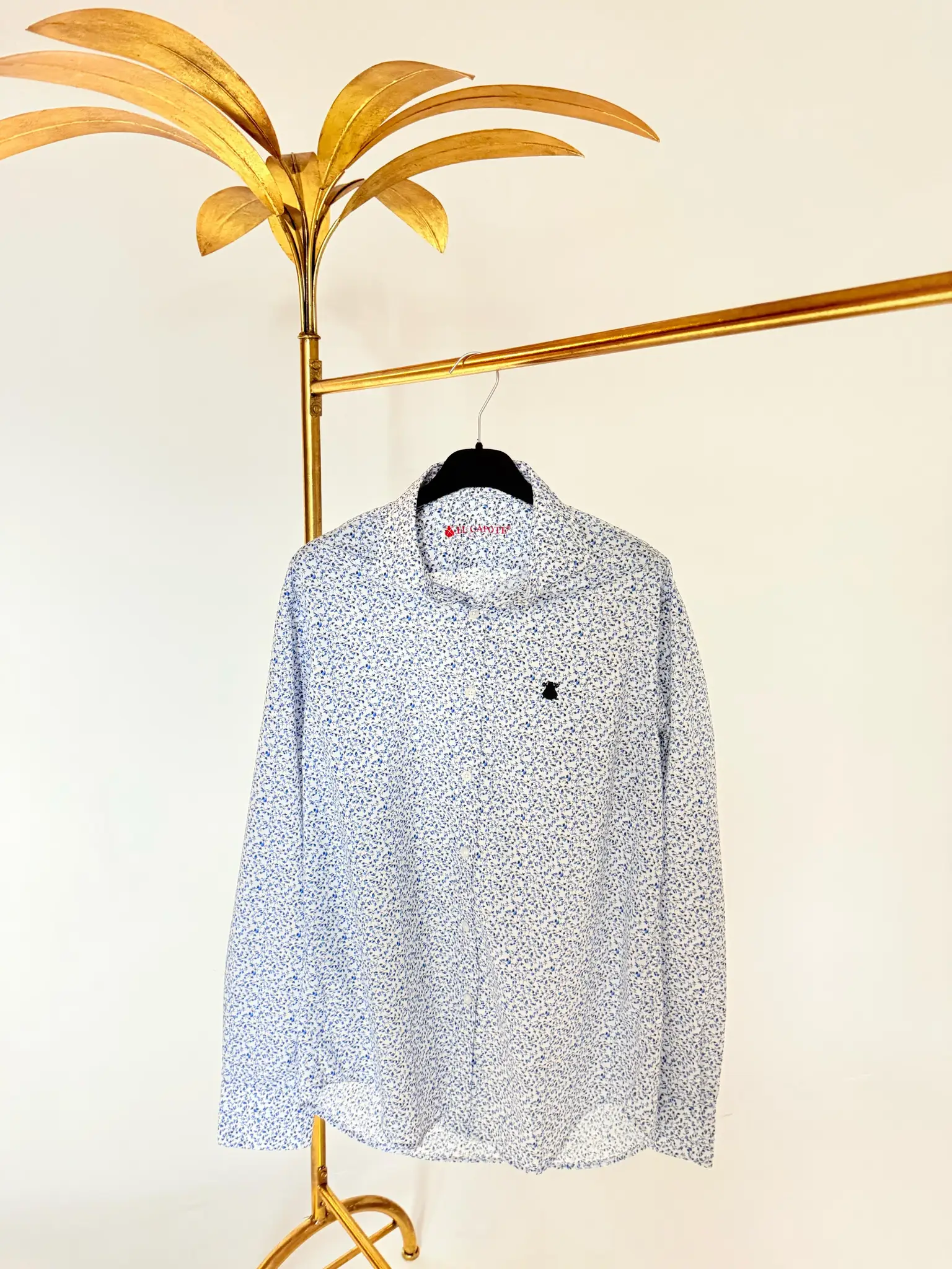 Camisa Estampada Florecitas Hombre - Image 4