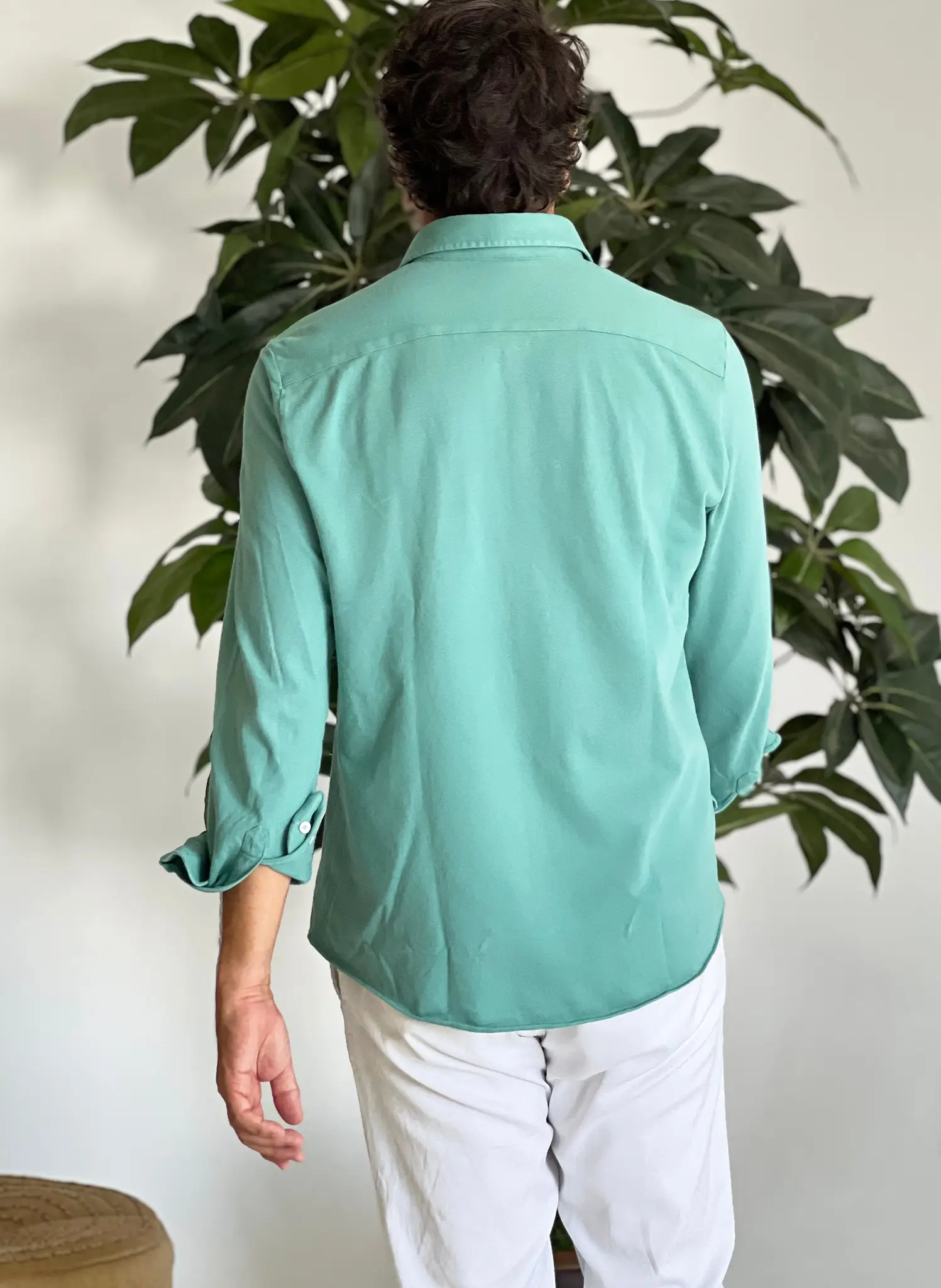 Camisa Piqué Verde Hombre - Image 4