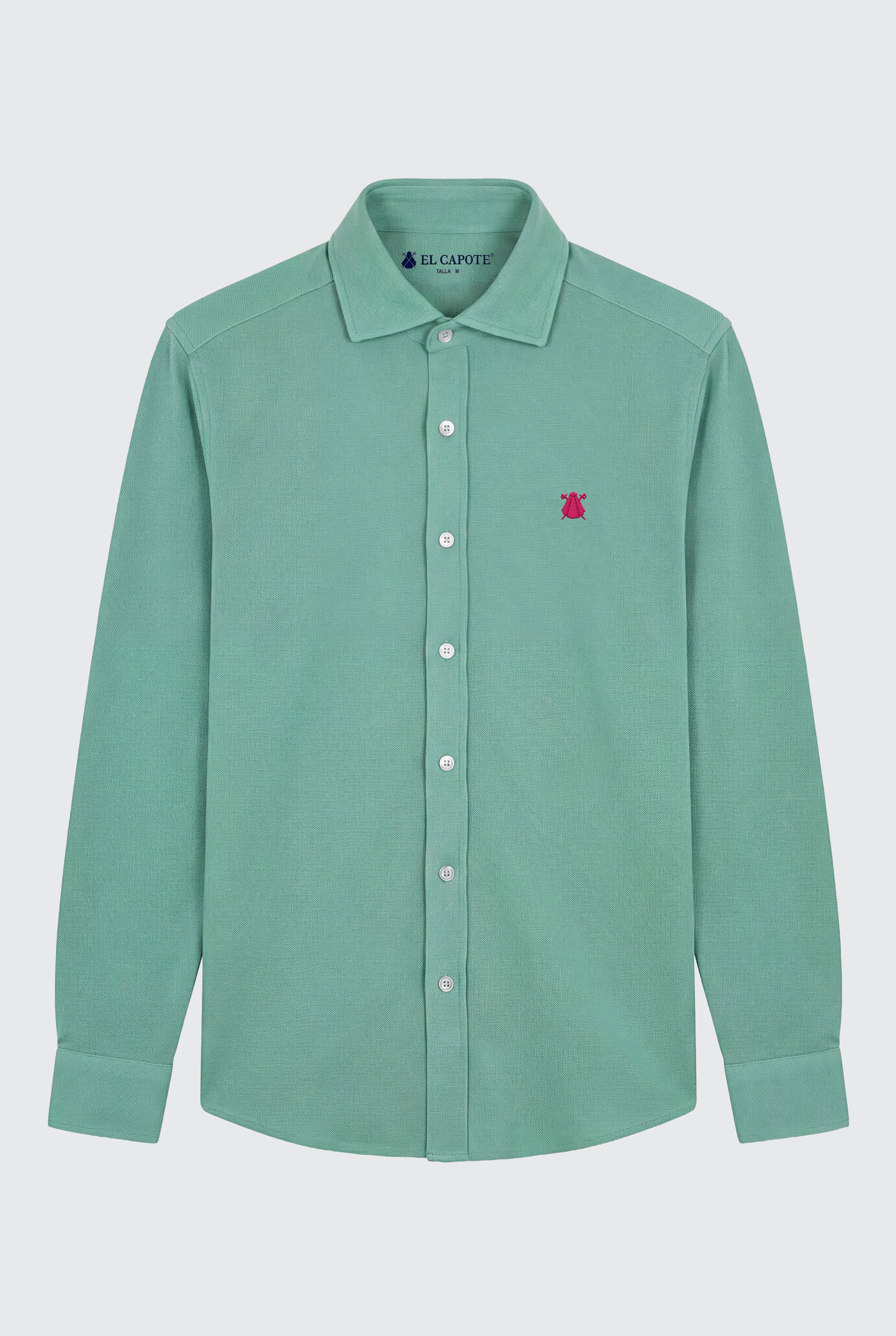 Camisa Piqué Verde Hombre - Image 5