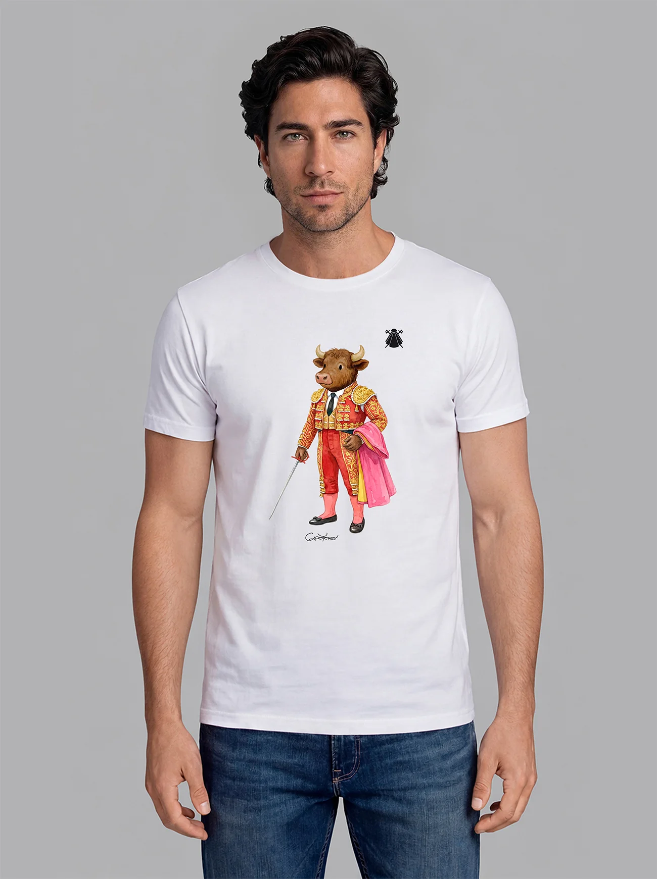 Camiseta Blanca Personalizable Hombre - Image 21