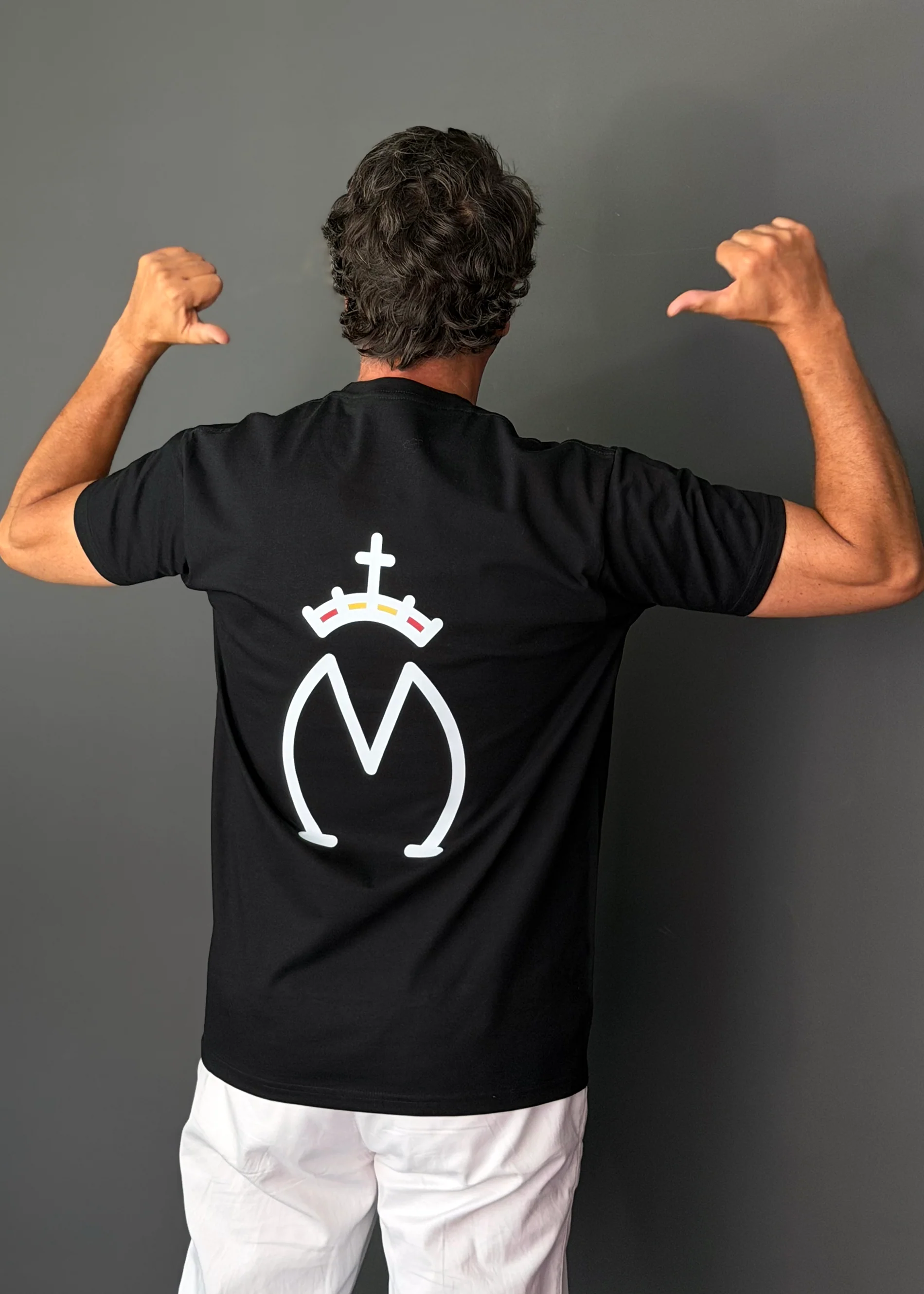 Camiseta Personalizable Negra Hierro Morante Hombre