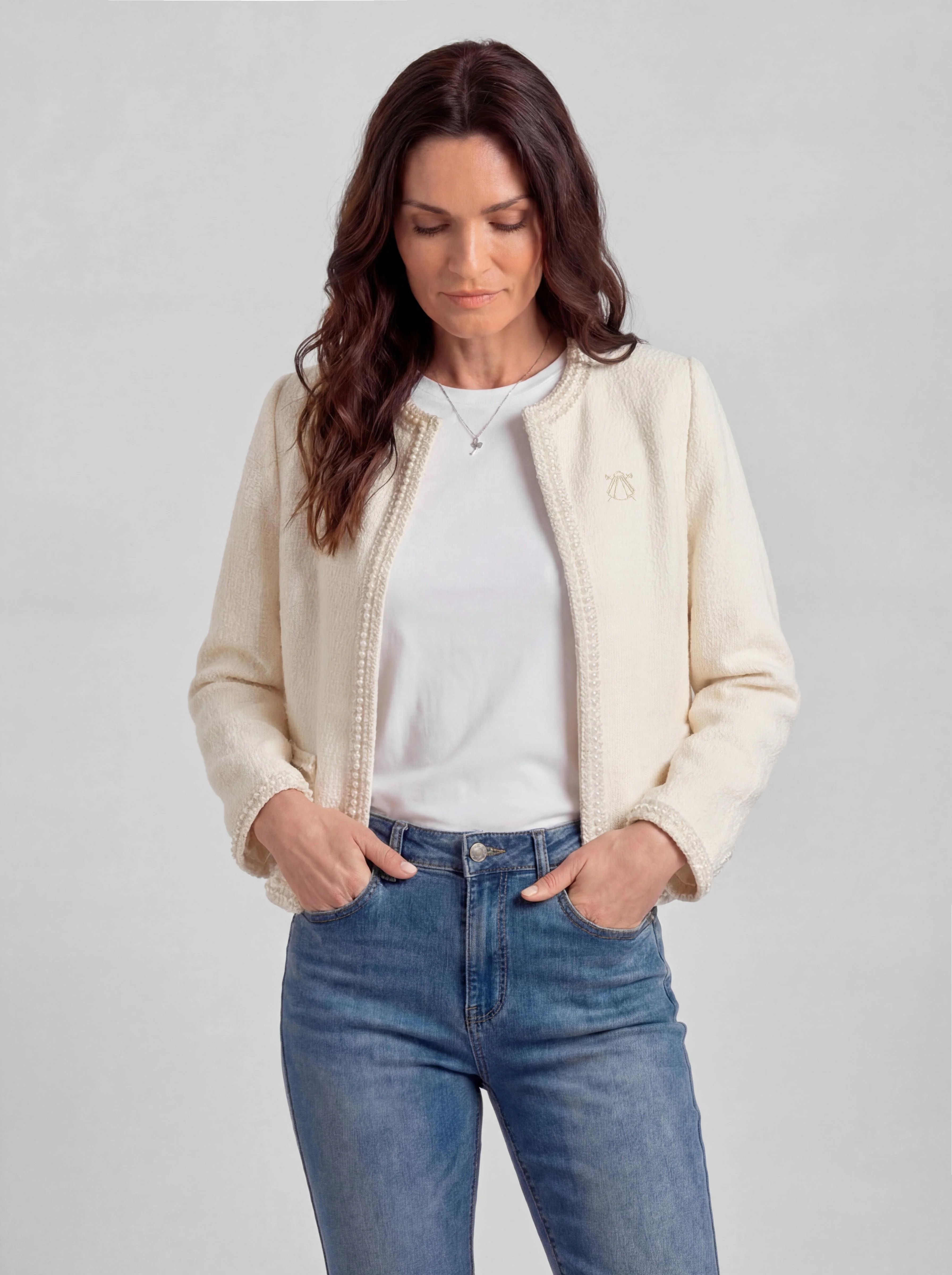 Chaqueta Marfil Fantasía Mujer - Image 5