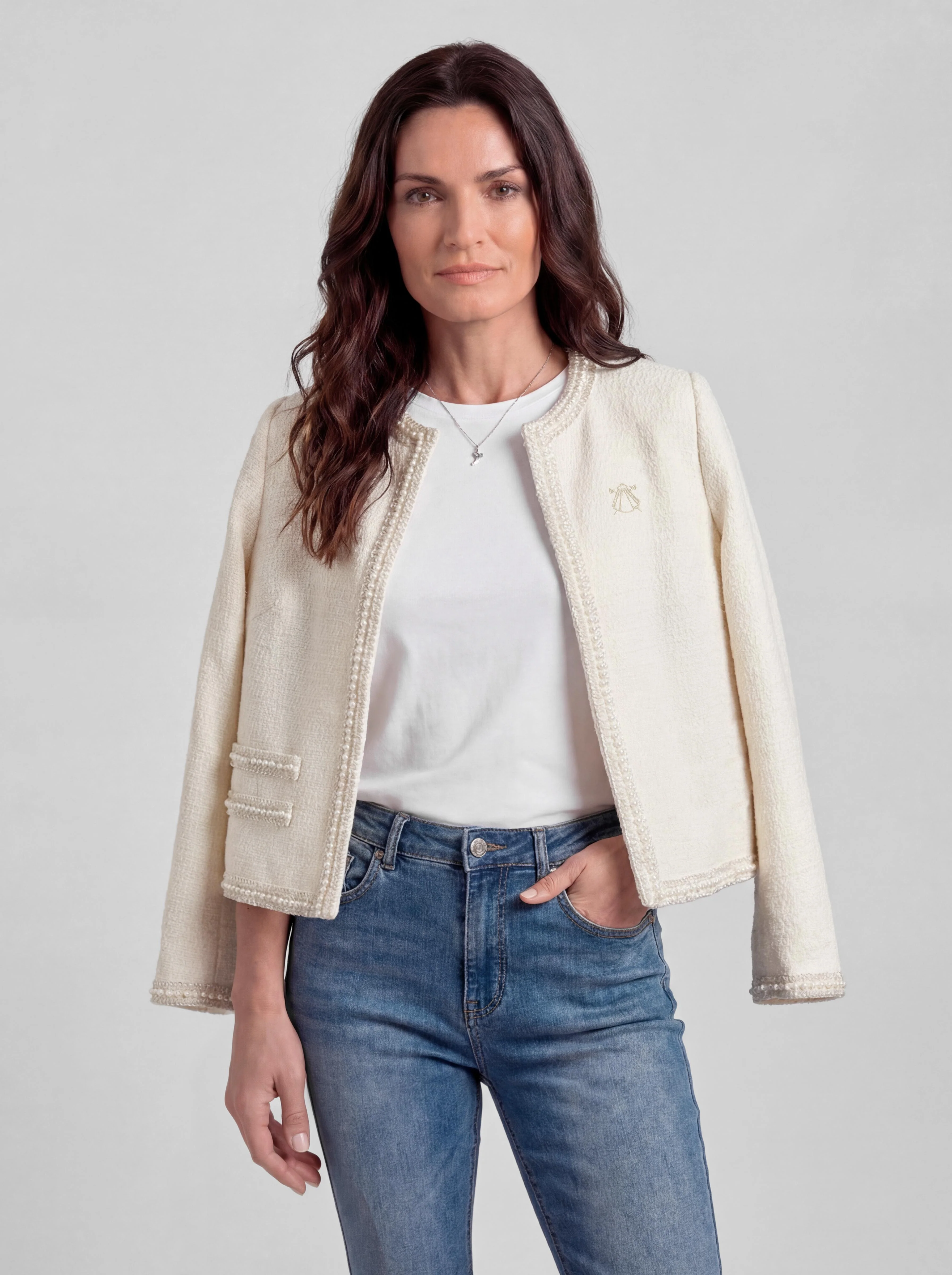Chaqueta Marfil Fantasía Mujer - Image 6