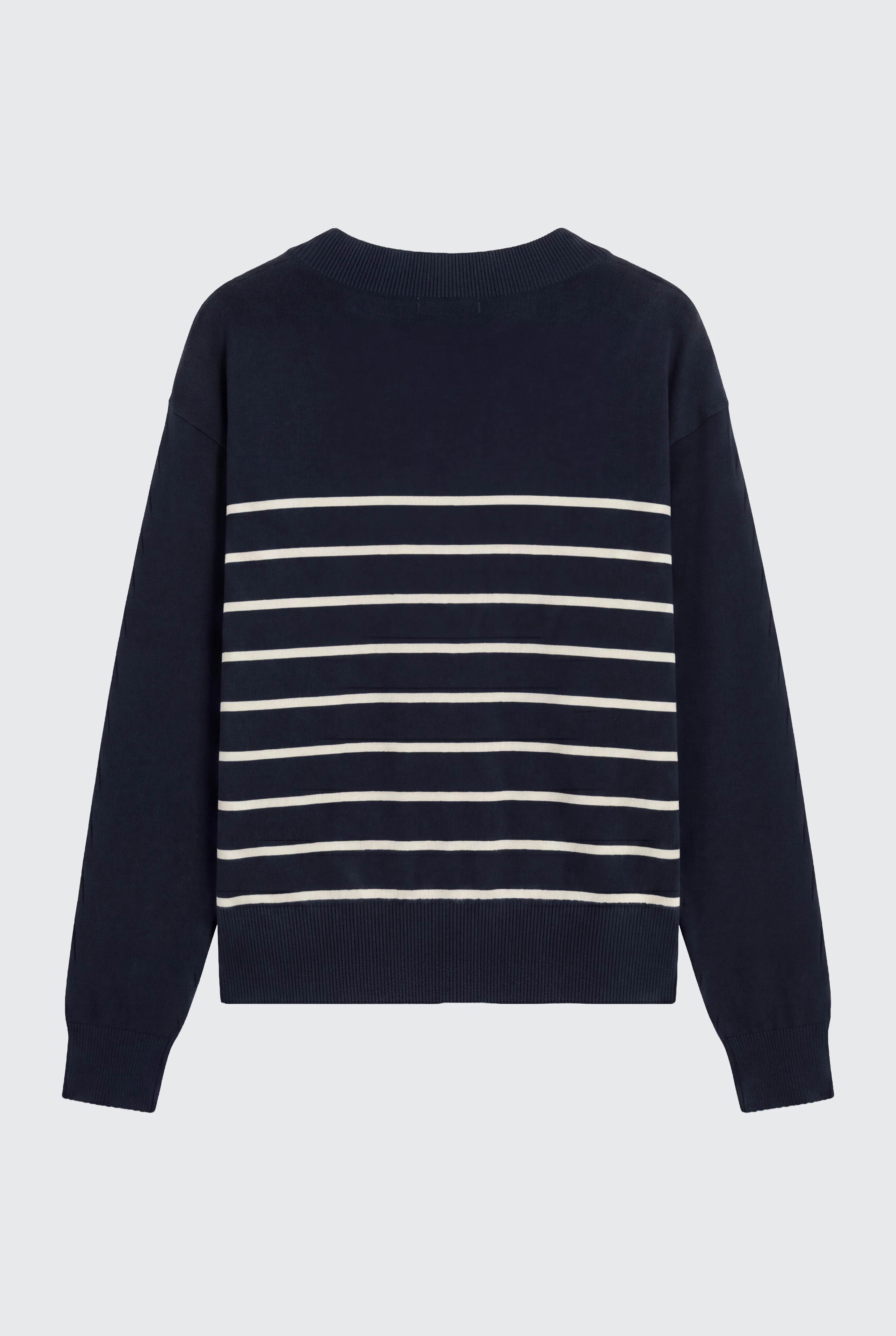 Jersey Azul Punto Marinero Manga Larga Mujer - Image 6