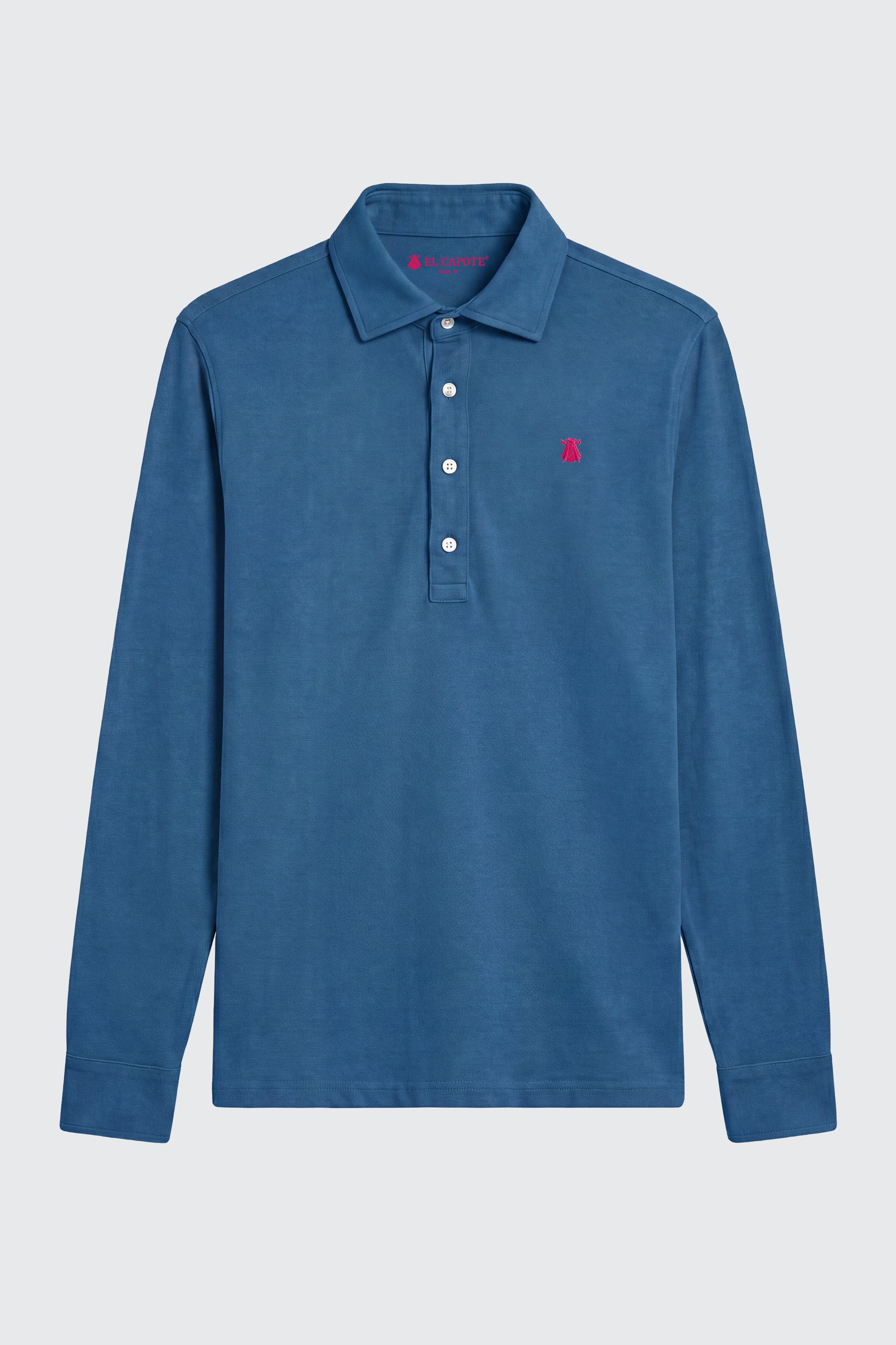 Polera Azulona Piqué Hombre - Image 4
