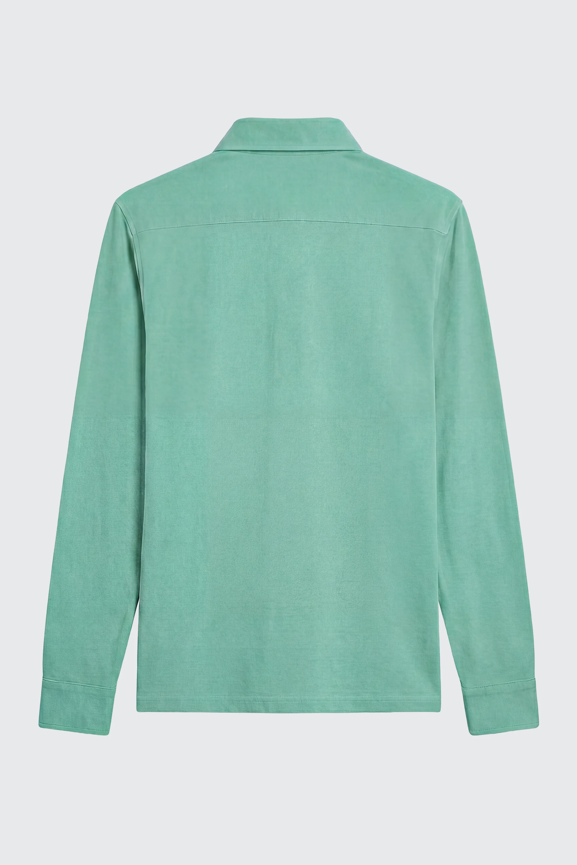 Polera Verde Agua Piqué Hombre - Image 5