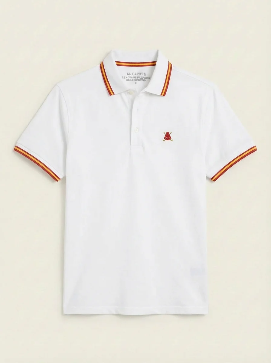Polo Blanco España Clásico Hombre - Image 4
