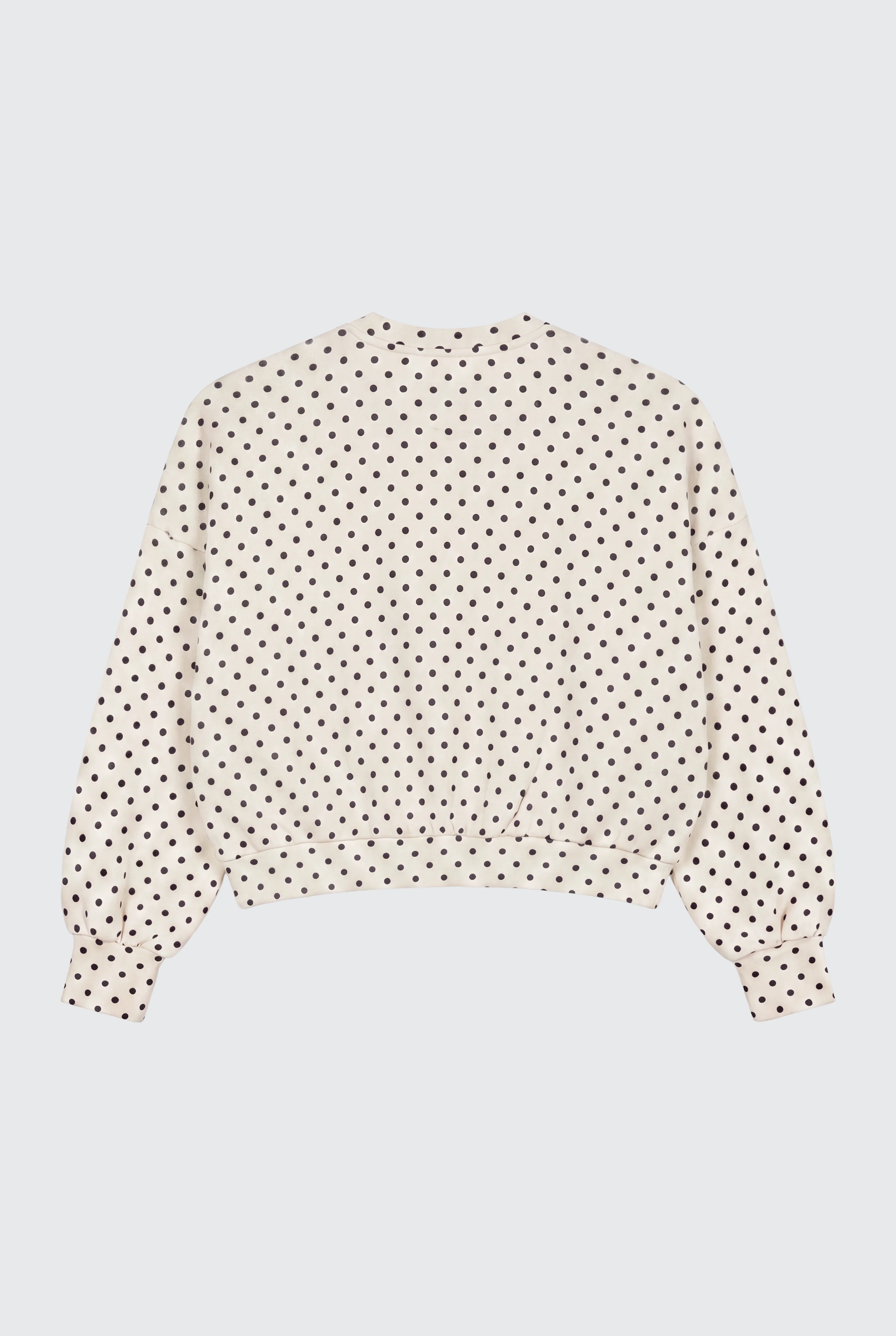 Sudadera Beige Lunares Negros Mujer - Image 7